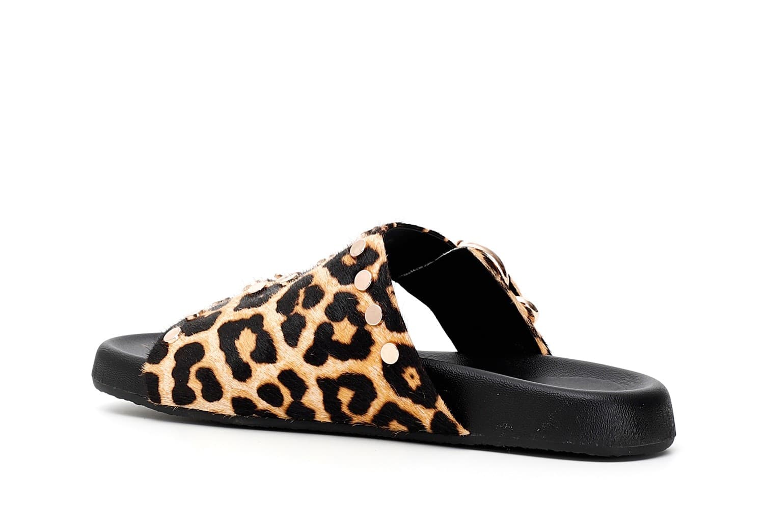 CIABATTE 2 FIBBIE IN PELLE STAMPATA MACULATA in Sabot 3A Moda Mare Sport - Bellaria Igea Marina, commercioVirtuoso.it