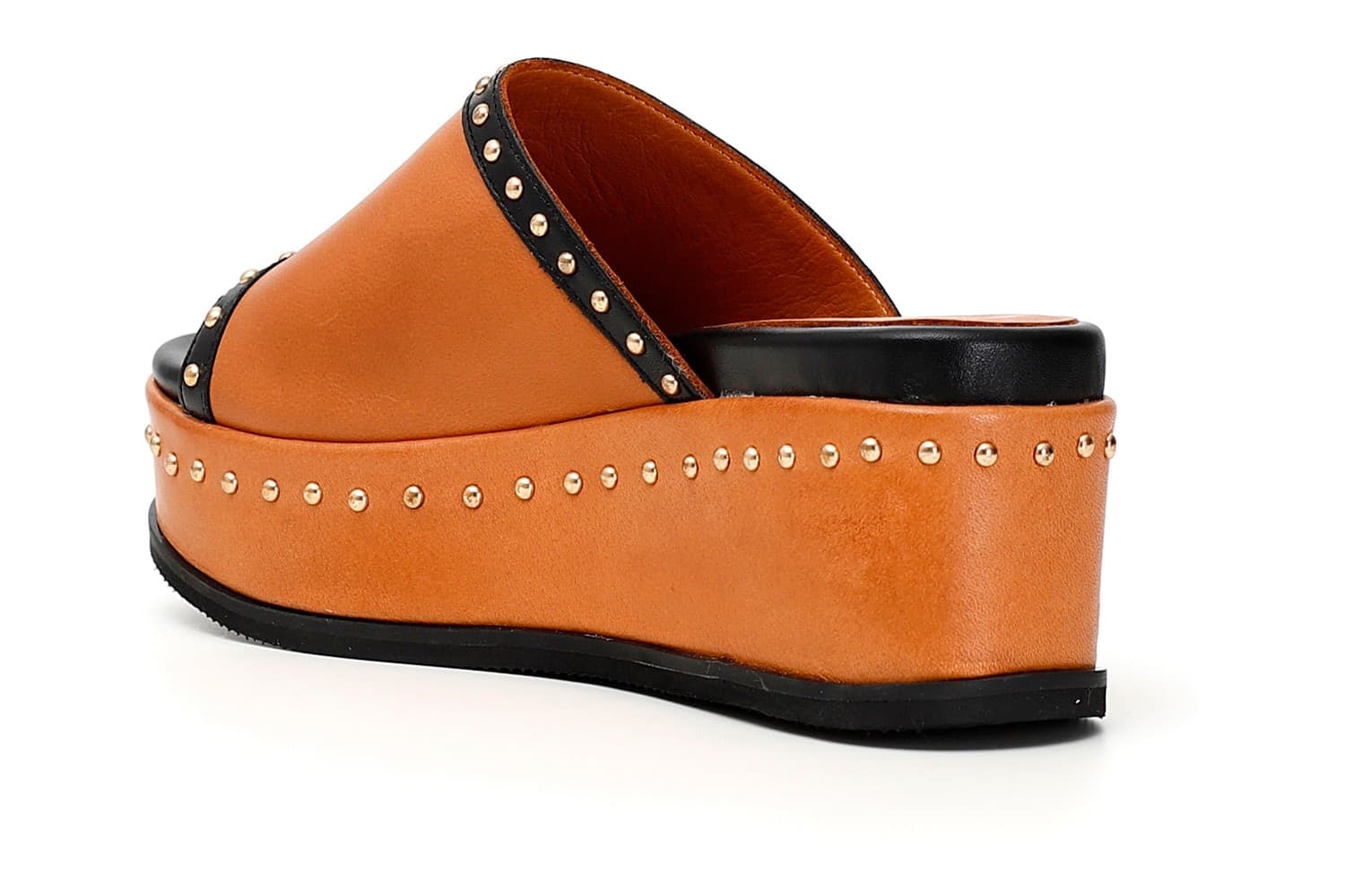 SANDALO ZEPPA A T IN PELLE CON BORCHIE in Sandali moda 3A Moda Mare Sport - Bellaria Igea Marina, commercioVirtuoso.it