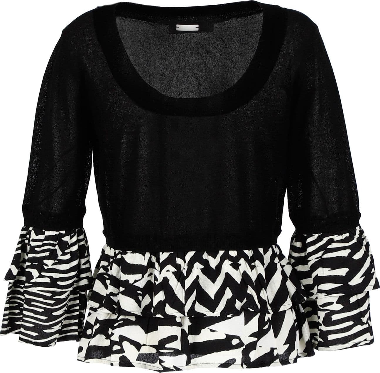 MAGLIA IN VISCOSA E TESSUTO ALLE MANICHE in Maglie termiche 3A Moda Mare Sport - Bellaria Igea Marina, commercioVirtuoso.it