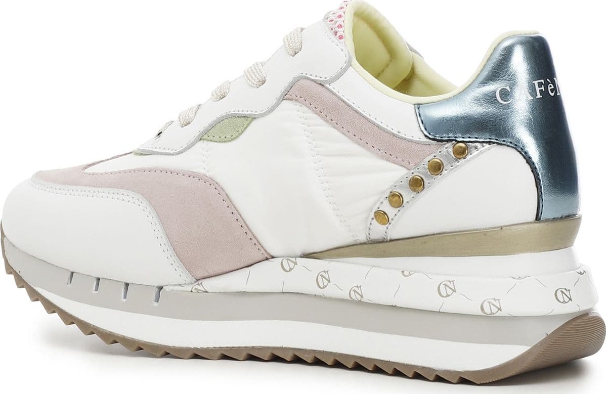 SNEAKERS IN PELLE E TESSUTO MULTICOLOR in Sneaker casual 3A Moda Mare Sport - Bellaria Igea Marina, commercioVirtuoso.it