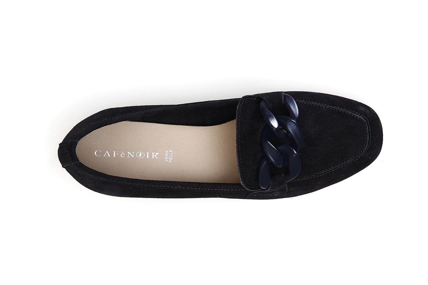MOCASSINI IN PELLE SCAMOSCIATA CON CATENA in Loafer e mocassini 3A Moda Mare Sport - Bellaria Igea Marina, commercioVirtuoso.it