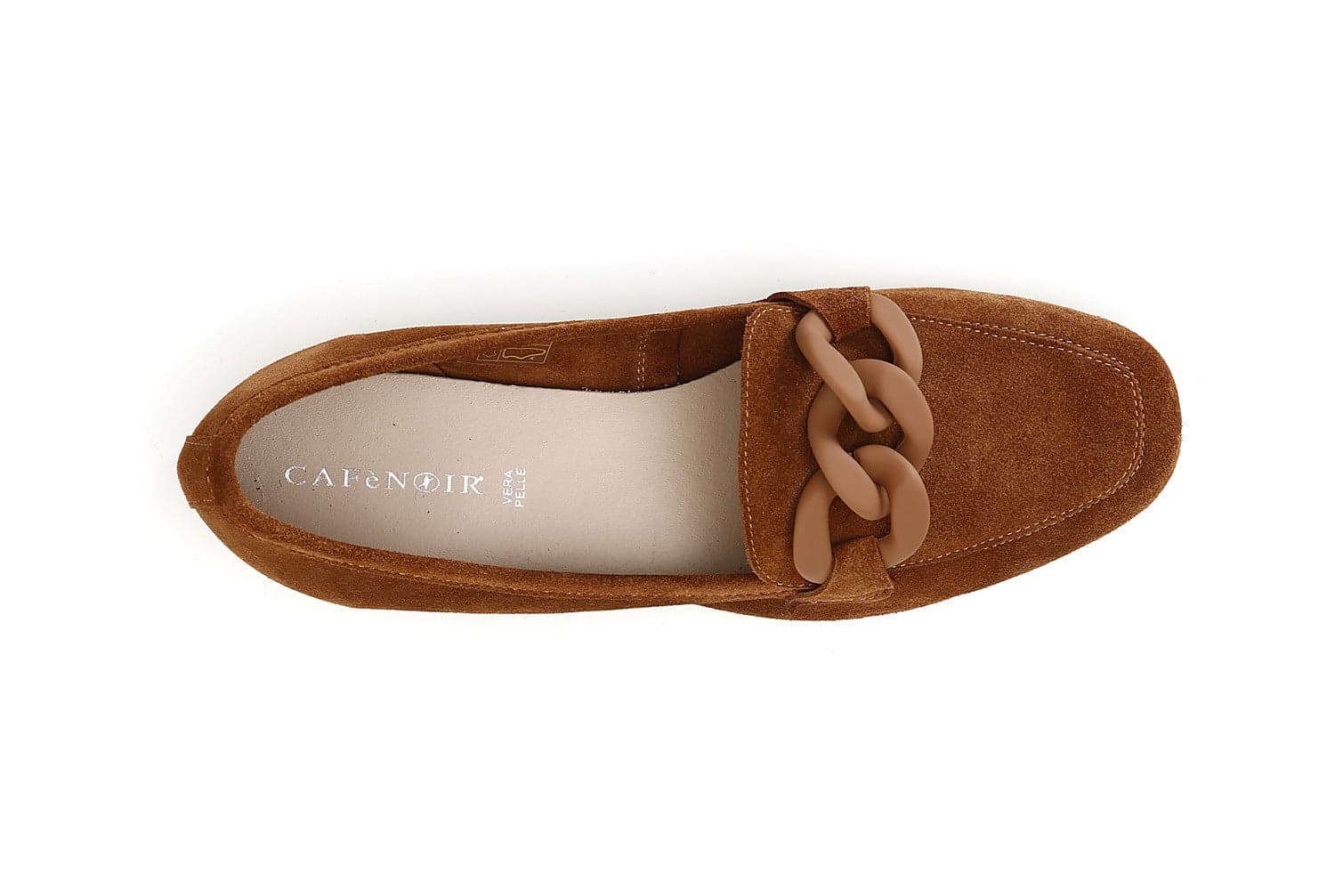 MOCASSINI IN PELLE SCAMOSCIATA CON CATENA in Loafer e mocassini 3A Moda Mare Sport - Bellaria Igea Marina, commercioVirtuoso.it