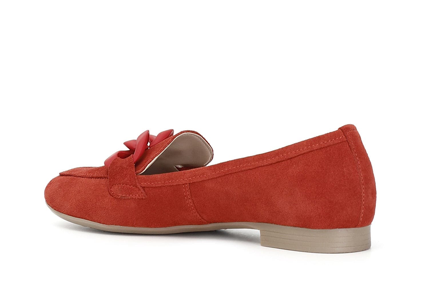 MOCASSINI IN PELLE SCAMOSCIATA CON CATENA in Loafer e mocassini 3A Moda Mare Sport - Bellaria Igea Marina, commercioVirtuoso.it