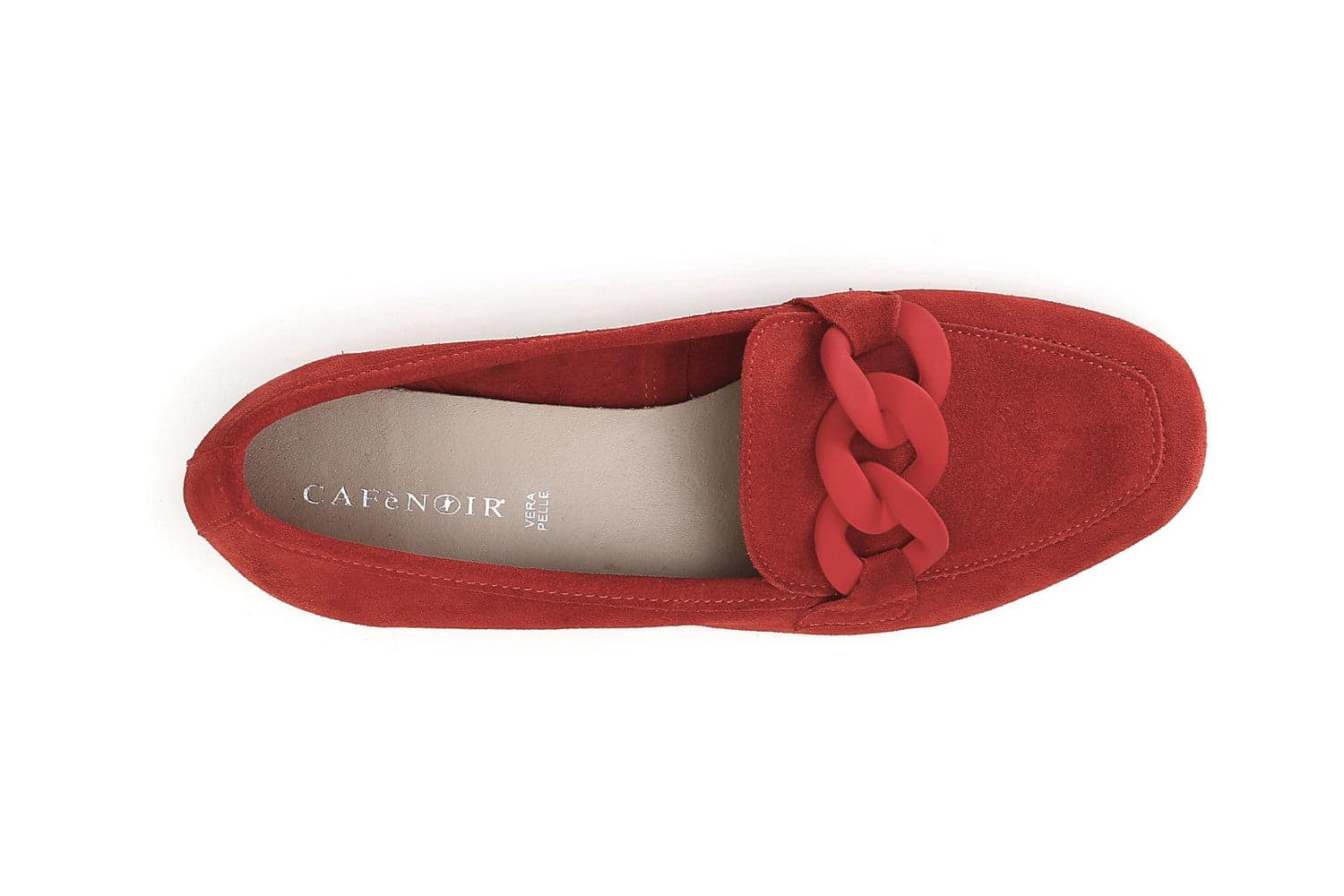 MOCASSINI IN PELLE SCAMOSCIATA CON CATENA in Loafer e mocassini 3A Moda Mare Sport - Bellaria Igea Marina, commercioVirtuoso.it