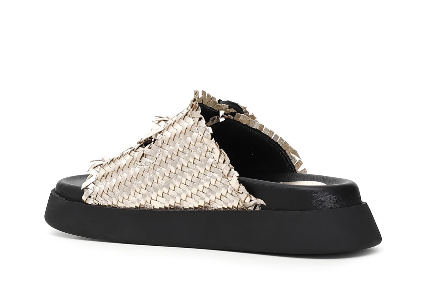 CIABATTE 2 FIBBIE IN PELLE INTRECCIATA in Pantofole 3A Moda Mare Sport - Bellaria Igea Marina, commercioVirtuoso.it