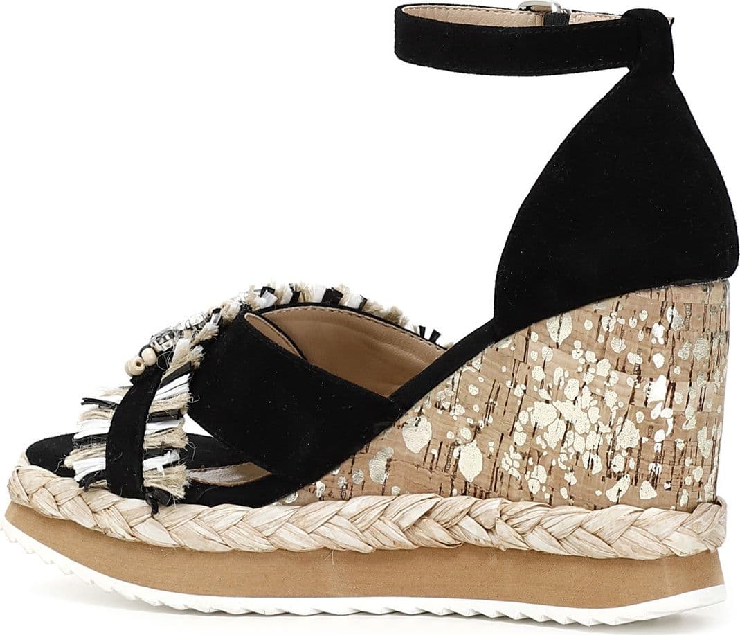 SANDALO CHIUSO SUL DIETRO RAFFIA MULTI ESTRASS in Sandali moda 3A Moda Mare Sport - Bellaria Igea Marina, commercioVirtuoso.it