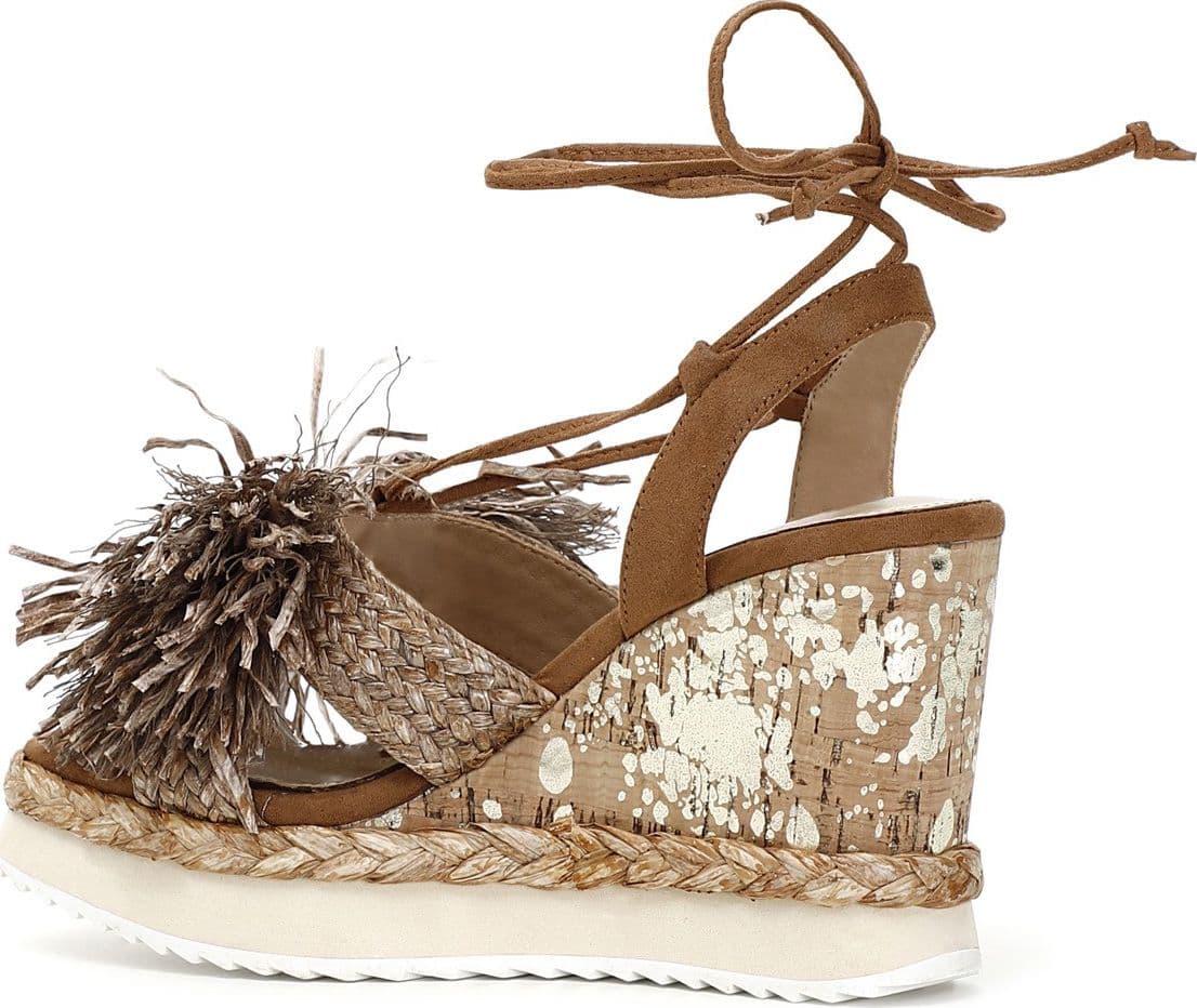 SANDALO FIOCCO RAFFIA LACCIO ALLA SCHIAVA in Sandali moda 3A Moda Mare Sport - Bellaria Igea Marina, commercioVirtuoso.it