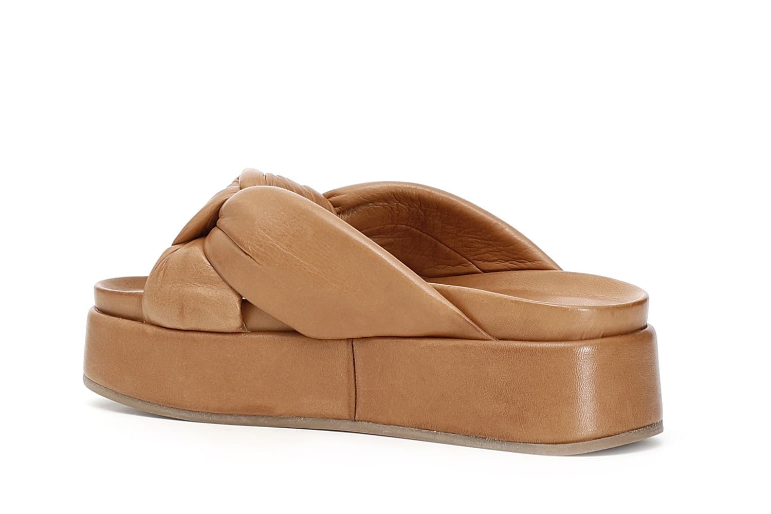 CIABATTA IN PELLE CON NODO in Zoccoli e sabot 3A Moda Mare Sport - Bellaria Igea Marina, commercioVirtuoso.it