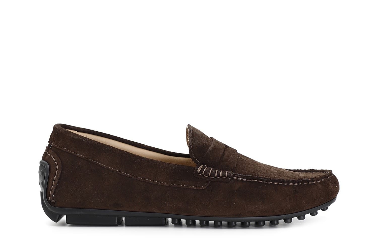 MOCASSINO IN PELLE SCAMOSCIATA in Loafer e mocassini 3A Moda Mare Sport - Bellaria Igea Marina, commercioVirtuoso.it