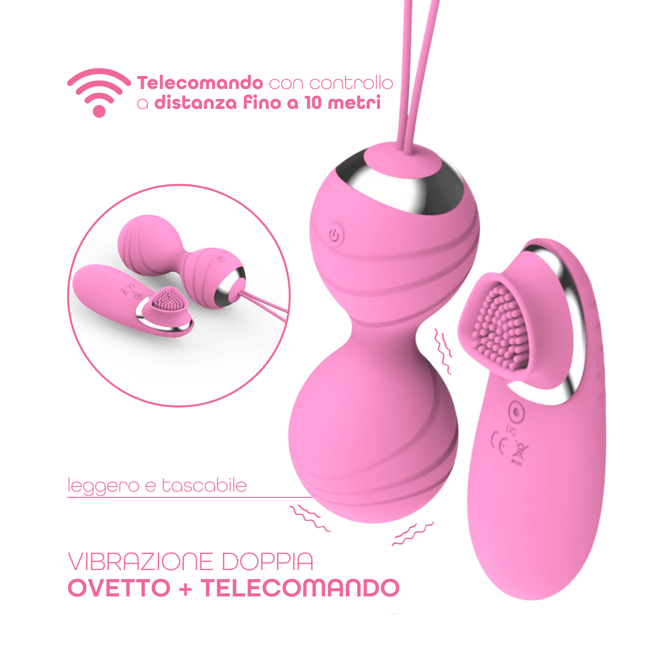 Ovetto Vibrante con Telecomando Palline Vaginali Vibranti Stimolatore Clitorideo in Vibratori proiettile e ovuli vibranti Do You Erotic - Napoli, commercioVirtuoso.it