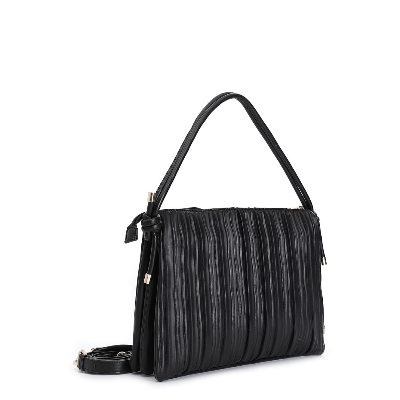 BORSA A SPALLA PLISSETTATA in Borse a spalla 3A Moda Mare Sport - Bellaria Igea Marina, commercioVirtuoso.it