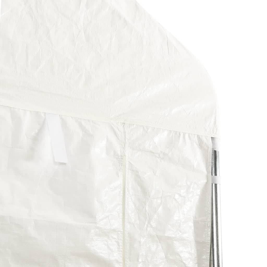 Gazebo con Tetto Bianco in Polietilene Acciaio Zincato 2,28x2,23x2,69 m 2 m in Gazebo Esplodia - Napoli, commercioVirtuoso.it