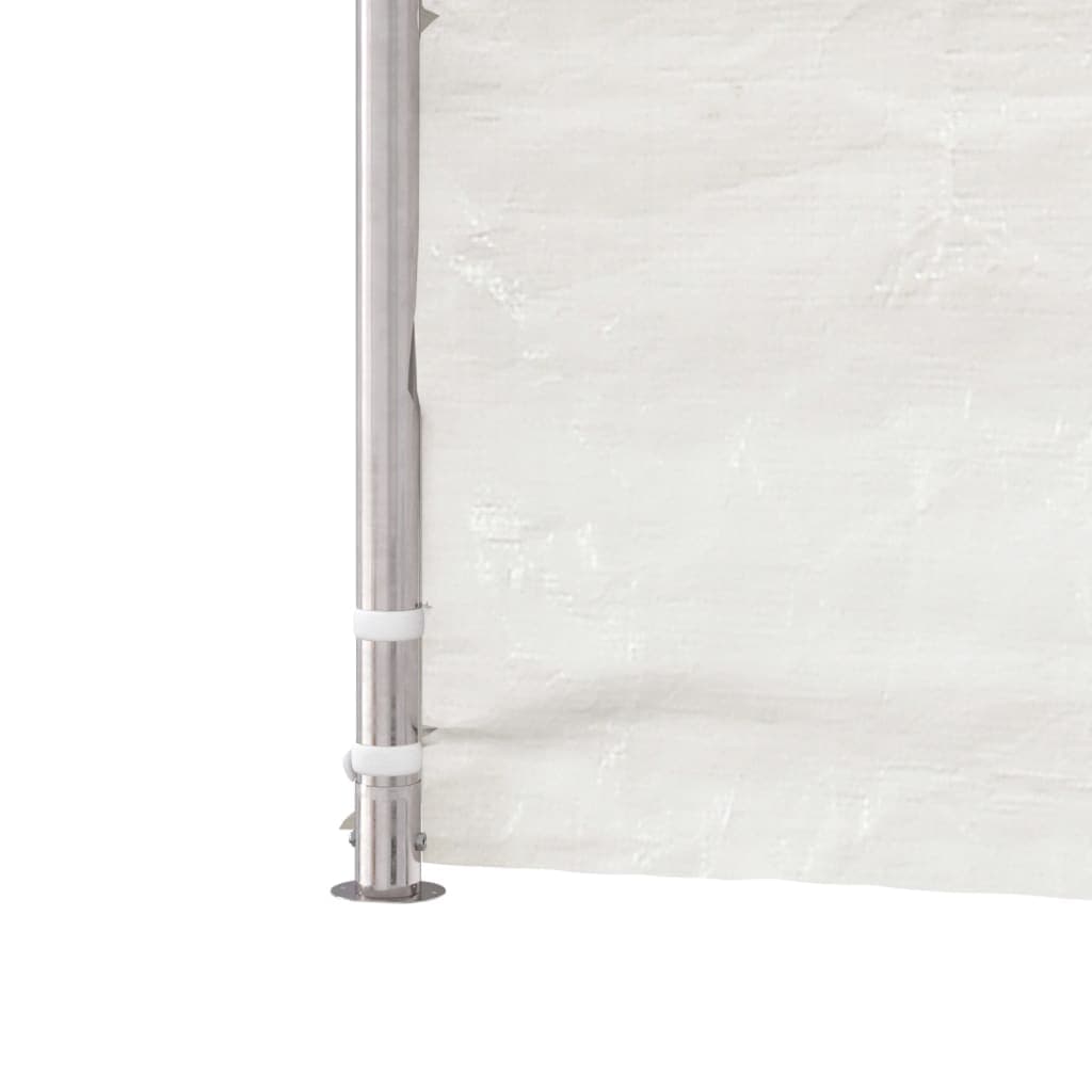 Gazebo con Tetto Bianco in Polietilene Acciaio Zincato 2,28x2,23x2,69 m 2 m in Gazebo Esplodia - Napoli, commercioVirtuoso.it