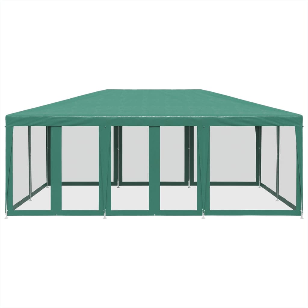Tenda per Feste con 10 Pareti Laterali in Rete Verde HDPE Resistente All'acqua  6x4 m in Tende per eventi e tendoni Esplodia - Napoli, commercioVirtuoso.it