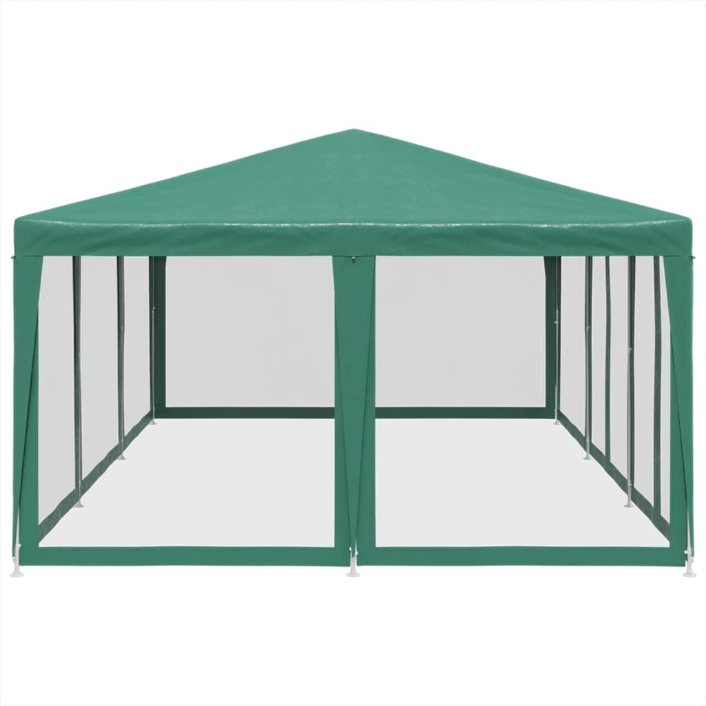 Tenda per Feste con 10 Pareti Laterali in Rete Verde HDPE Resistente All'acqua  6x4 m in Tende per eventi e tendoni Esplodia - Napoli, commercioVirtuoso.it