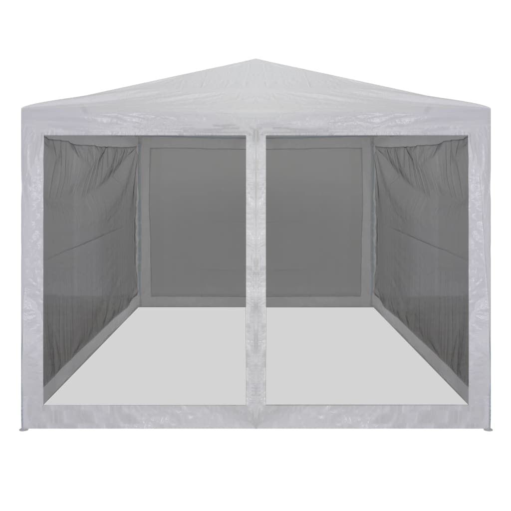 Tenda per Feste Bianco e Nero con 4 Pareti in Rete 4x3 m in Stelle filanti e pendenti a spirale Esplodia - Napoli, commercioVirtuoso.it