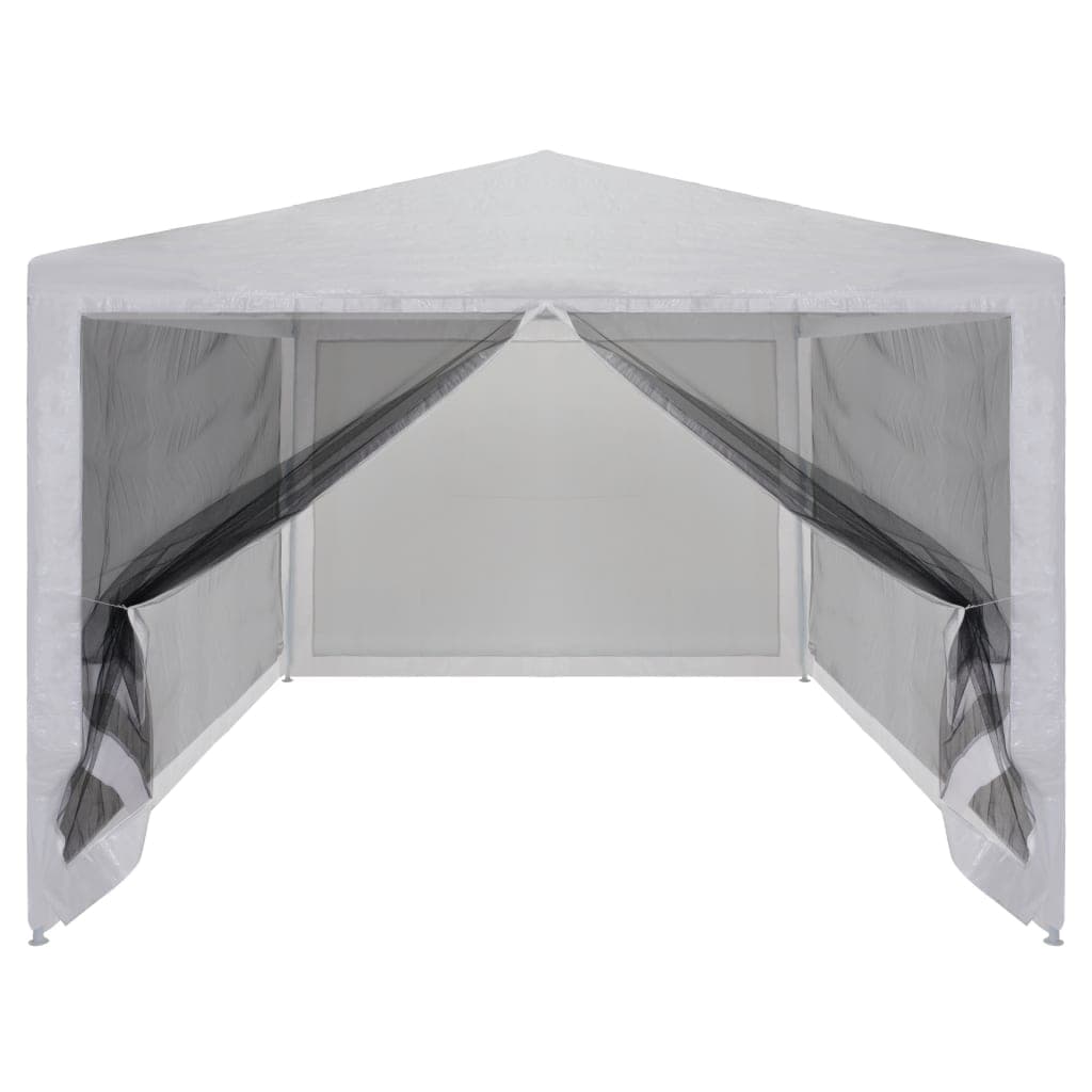 Tenda per Feste Bianco e Nero con 4 Pareti in Rete 4x3 m in Stelle filanti e pendenti a spirale Esplodia - Napoli, commercioVirtuoso.it