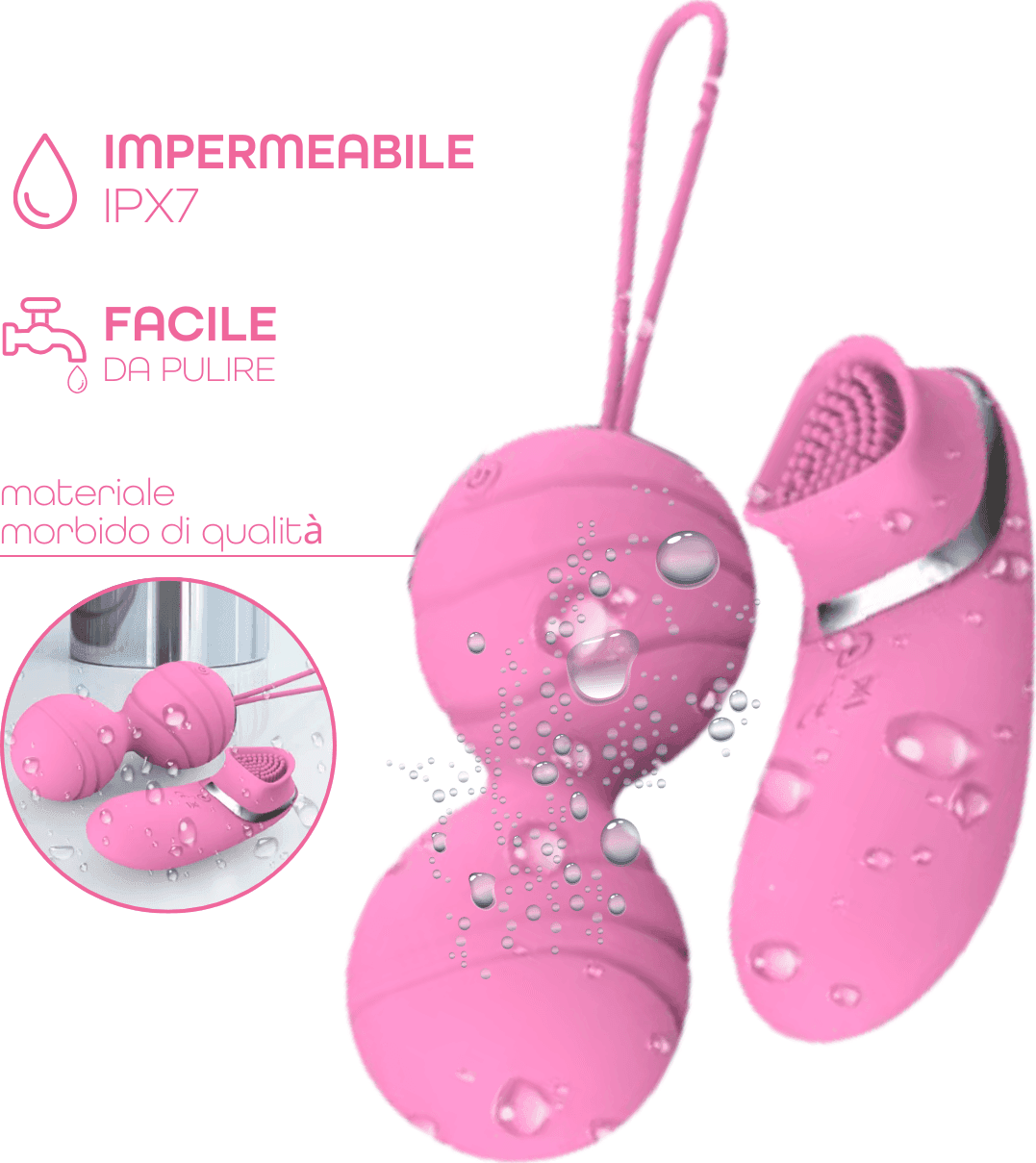 Ovetto Vibrante con Telecomando Palline Vaginali Vibranti Stimolatore Clitorideo in Vibratori proiettile e ovuli vibranti Do You Erotic - Napoli, commercioVirtuoso.it