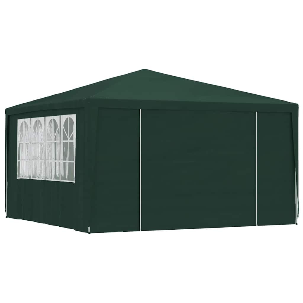 Gazebo Professionale con Pareti 4x4 m Verde 90 g/m² in Gazebo Esplodia - Napoli, commercioVirtuoso.it