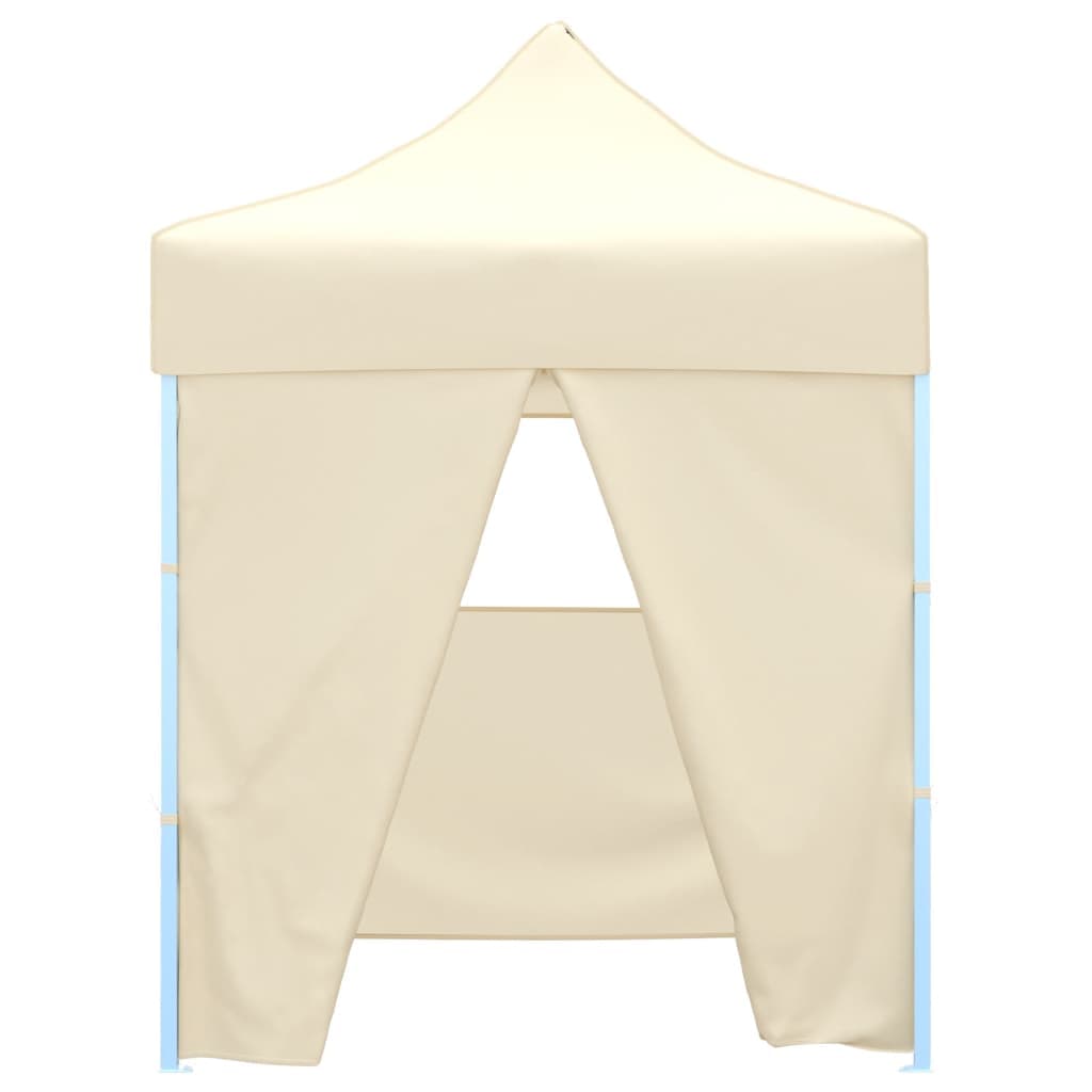Gazebo Professionale Crema Pieghevole con 4 Pareti Acciaio Crema 2x2m in Gazebo Esplodia - Napoli, commercioVirtuoso.it