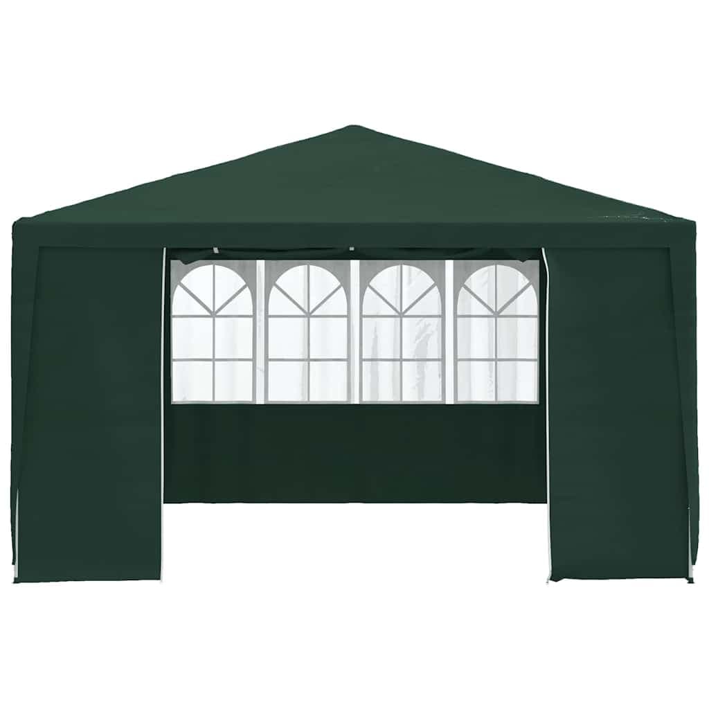 Gazebo Professionale con Pareti 4x4 m Verde 90 g/m² in Gazebo Esplodia - Napoli, commercioVirtuoso.it