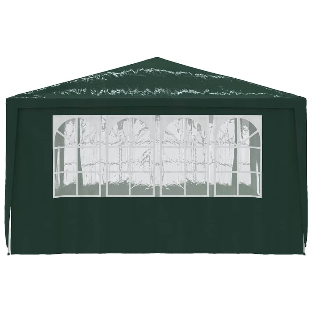 Gazebo Professionale con Pareti 4x4 m Verde 90 g/m² in Gazebo Esplodia - Napoli, commercioVirtuoso.it