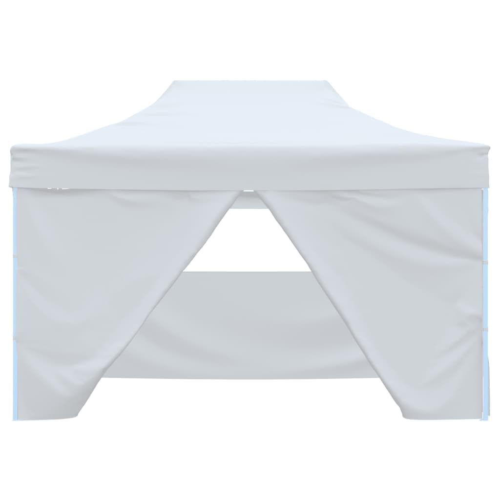 Gazebo Professionale Bianco Design Pieghevole 4 Pareti Acciaio 3x4m in Gazebo Esplodia - Napoli, commercioVirtuoso.it