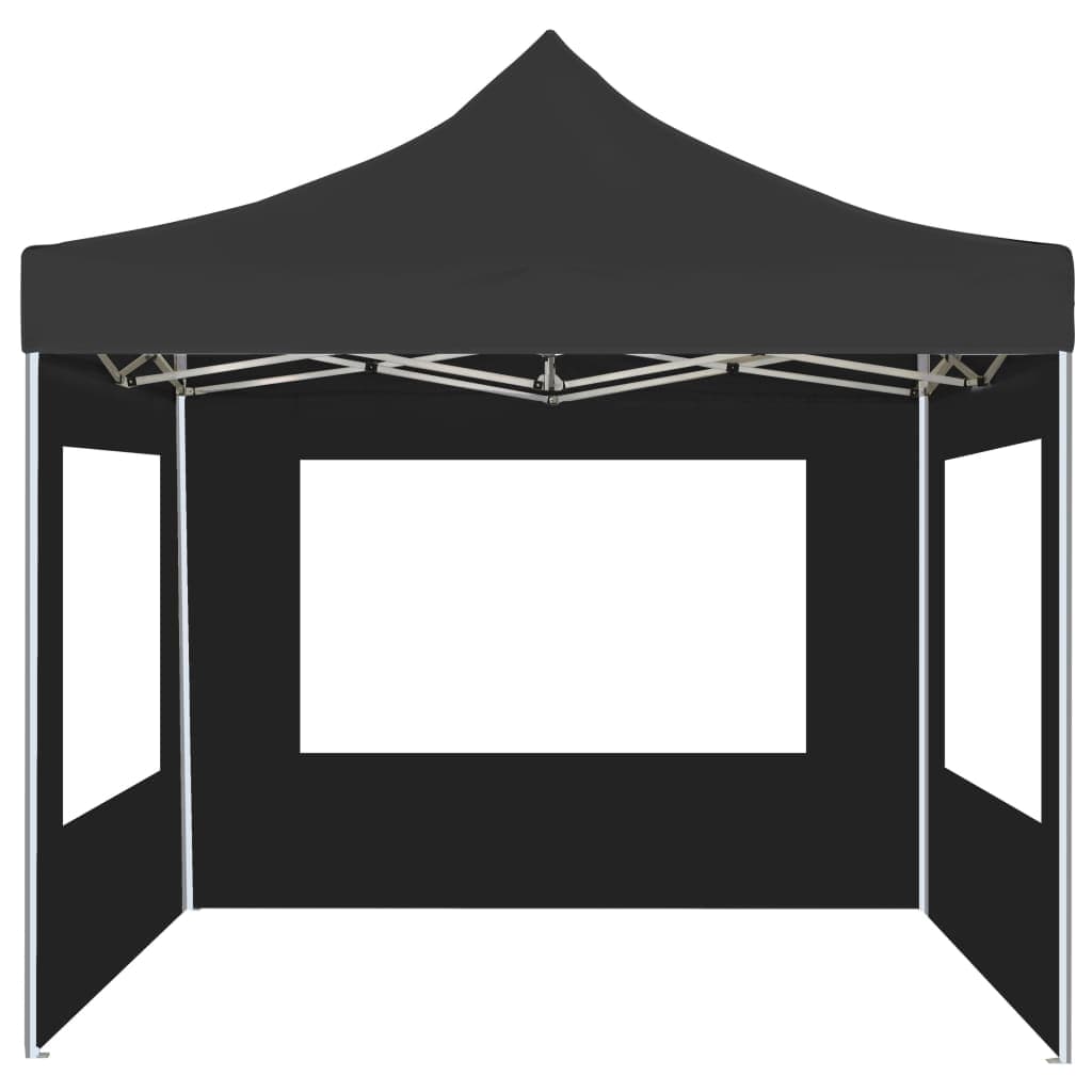 Gazebo Pieghevole Antracite in Tessuto Oxford con Pareti Alluminio  2x2 m in Gazebo Esplodia - Napoli, commercioVirtuoso.it