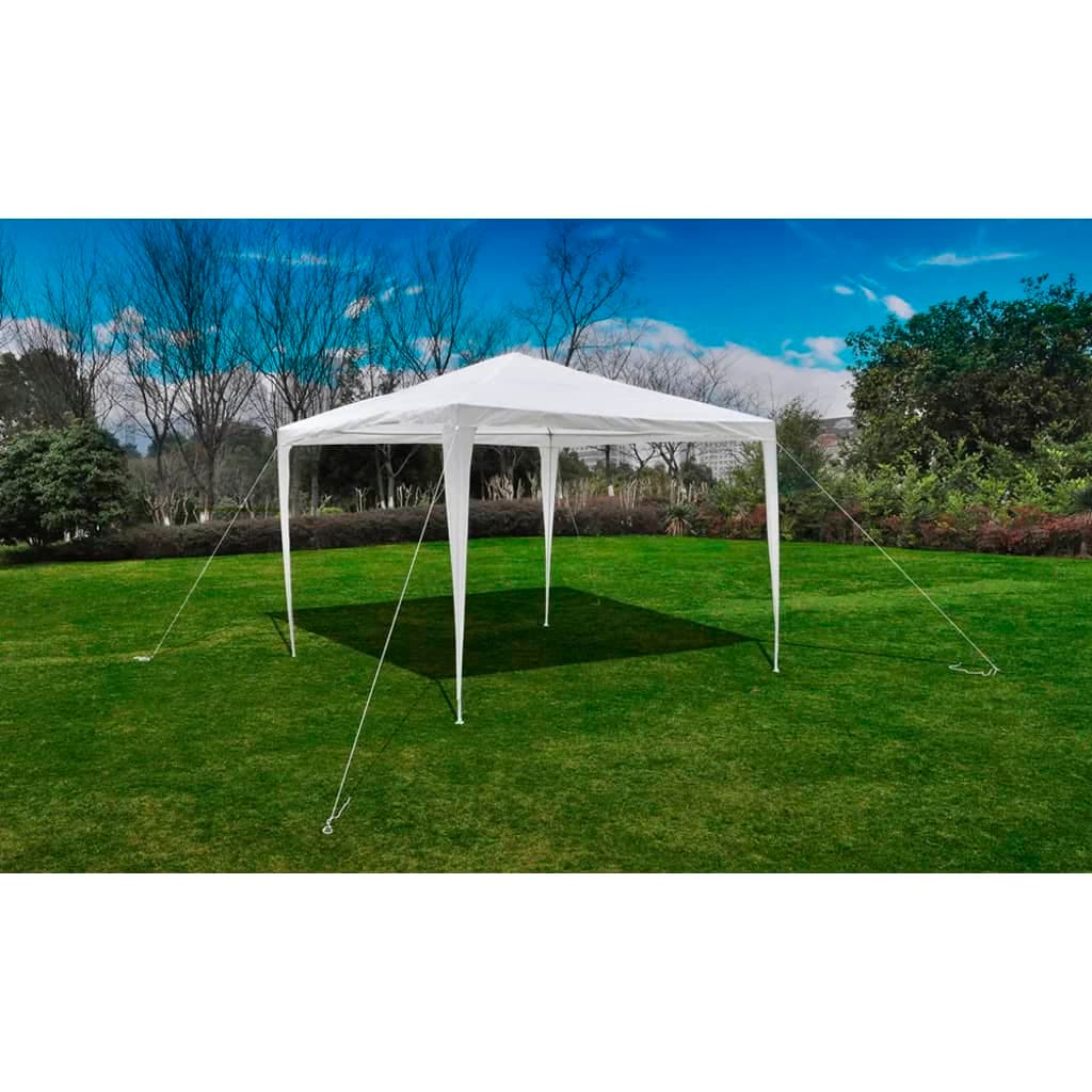Gazebo da Esterno per Feste Bianco con Tetto a Piramide  3x3 m in Gazebo Esplodia - Napoli, commercioVirtuoso.it