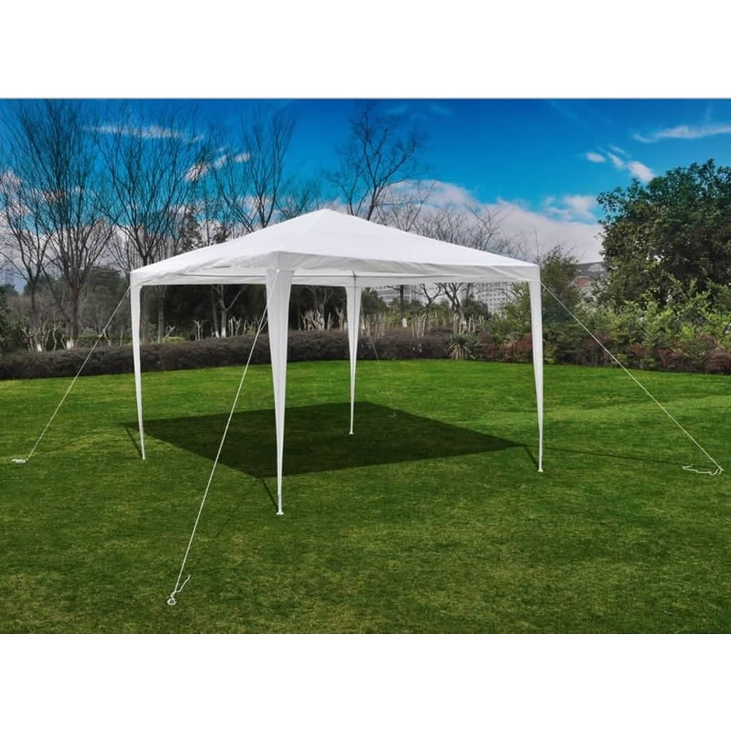 Gazebo da Esterno per Feste Bianco con Tetto a Piramide  3x3 m in Gazebo Esplodia - Napoli, commercioVirtuoso.it