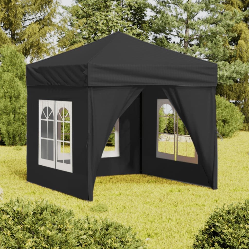 Tenda per Feste Pieghevole con Pareti Laterali Antracite Telaio in Acciaio 2x2 m in Tende per eventi e tendoni Esplodia - Napoli, commercioVirtuoso.it