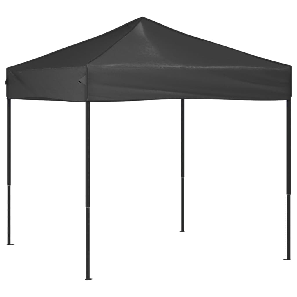 Tenda per Feste Pieghevole Antracite i Tessuto Oxford Telaio in  Acciaio  2x2 m