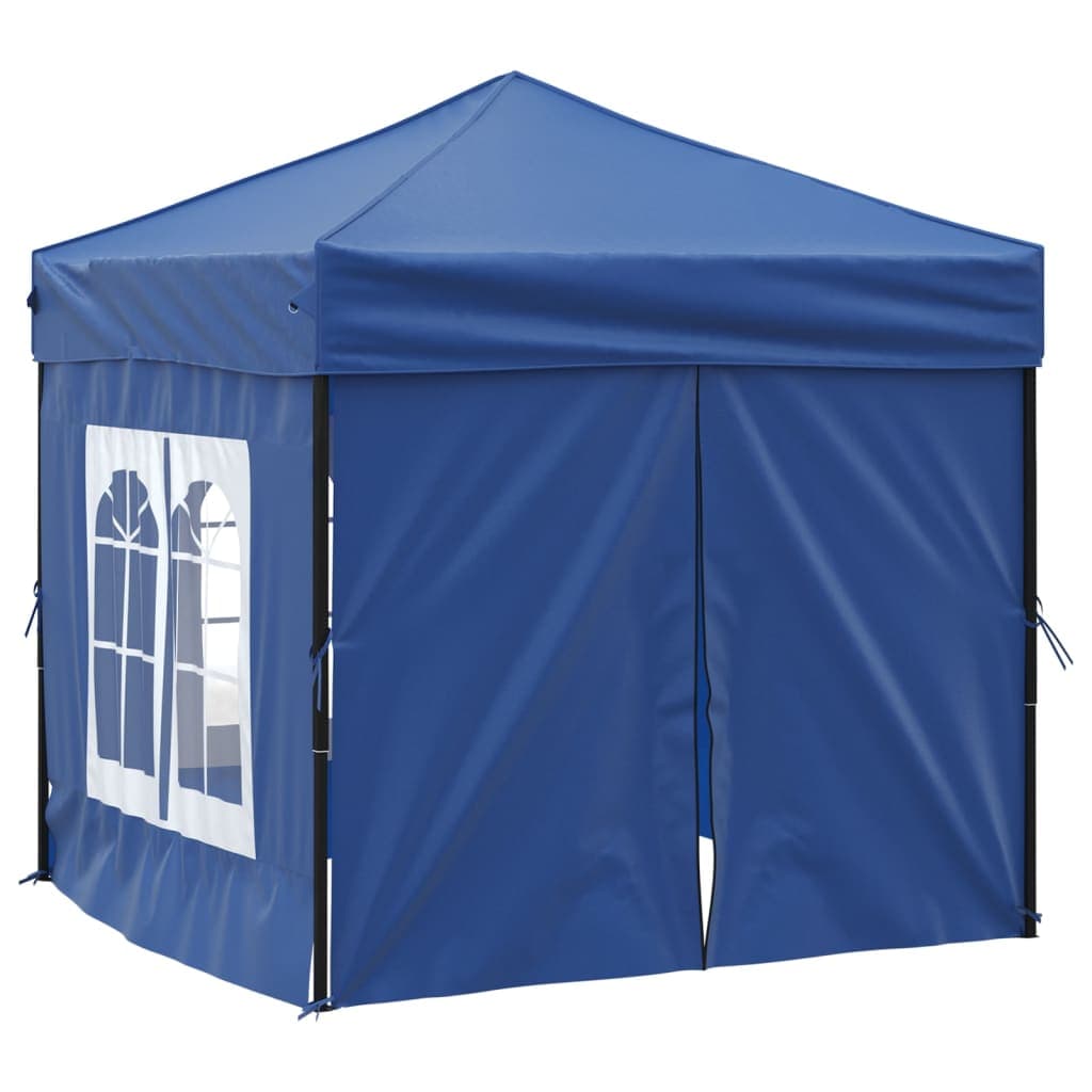 Tenda per Feste Blu Pieghevole con Pareti Laterali Tessuto Oxford 2x2 m in Gazebo Esplodia - Napoli, commercioVirtuoso.it