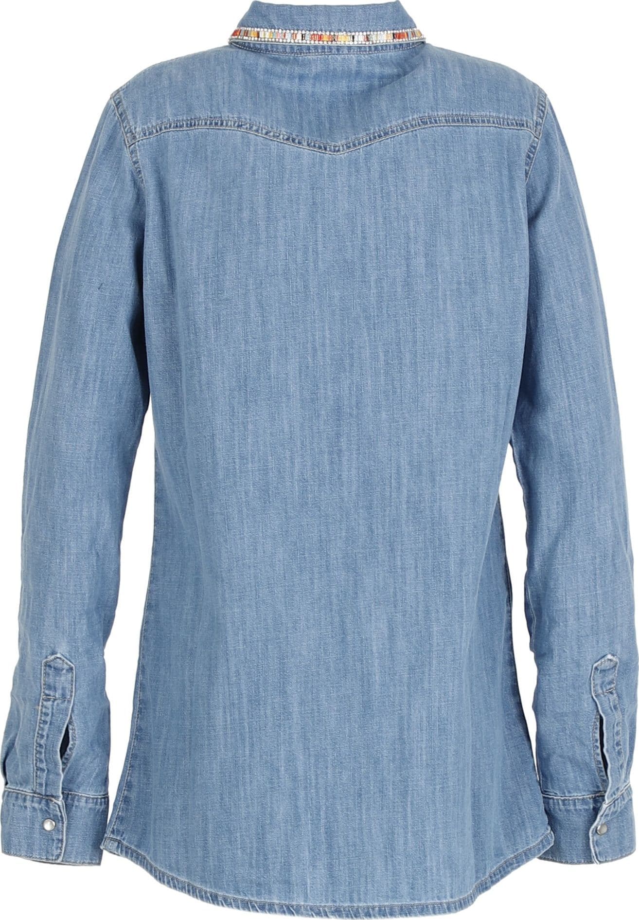 CAMICIA IN DENIM CHAMBRAY PASSAMANERIA in Camicie casual 3A Moda Mare Sport - Bellaria Igea Marina, commercioVirtuoso.it
