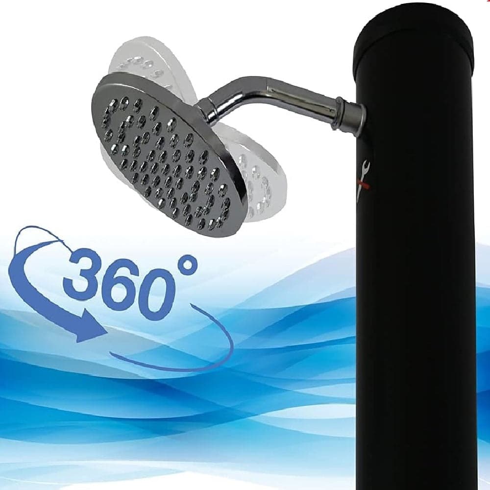 Doccia Solare da Giardino 20 LT con Lava Piedi e Miscelatore per Esterno Piscina in Docce da giardino Danyx - Casoria, commercioVirtuoso.it