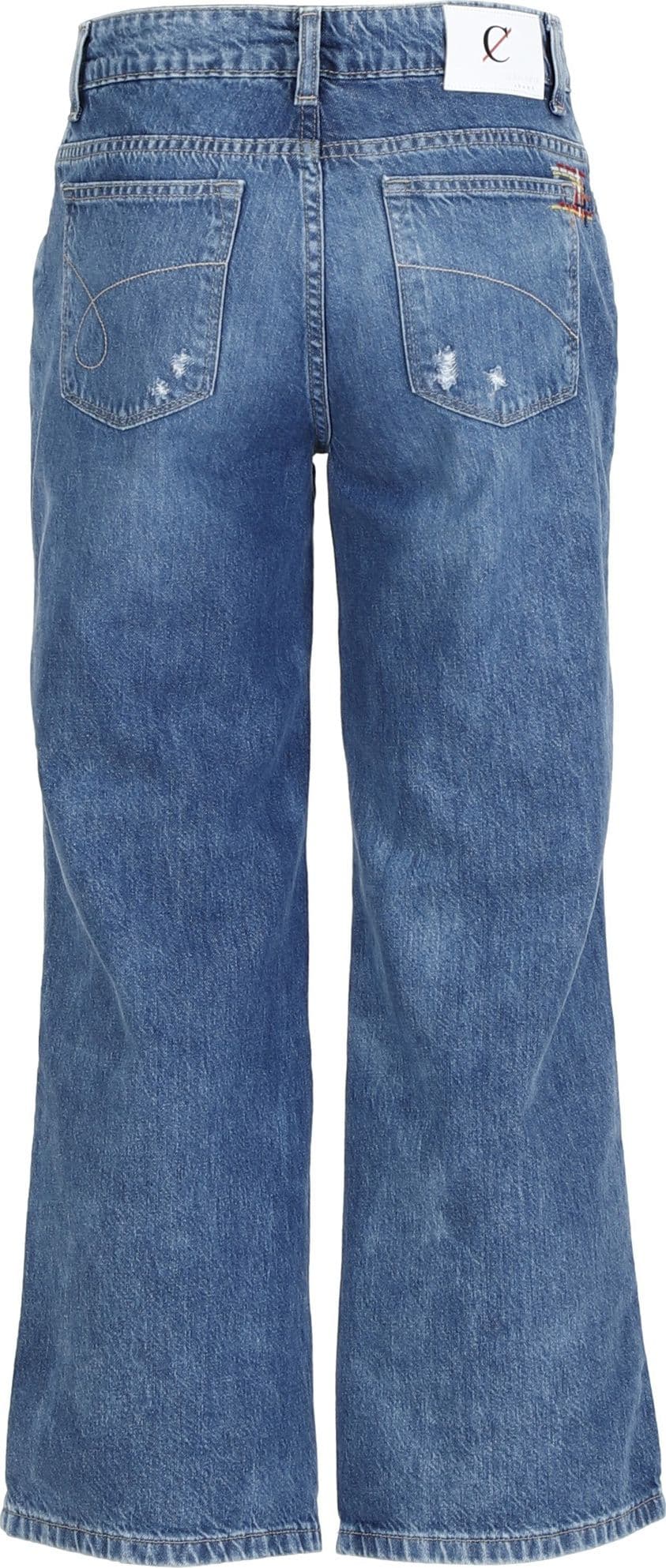 JEANS CULOTTE CON RICAMO MULTICOLOR in Pantaloni da ginnastica 3A Moda Mare Sport - Bellaria Igea Marina, commercioVirtuoso.it
