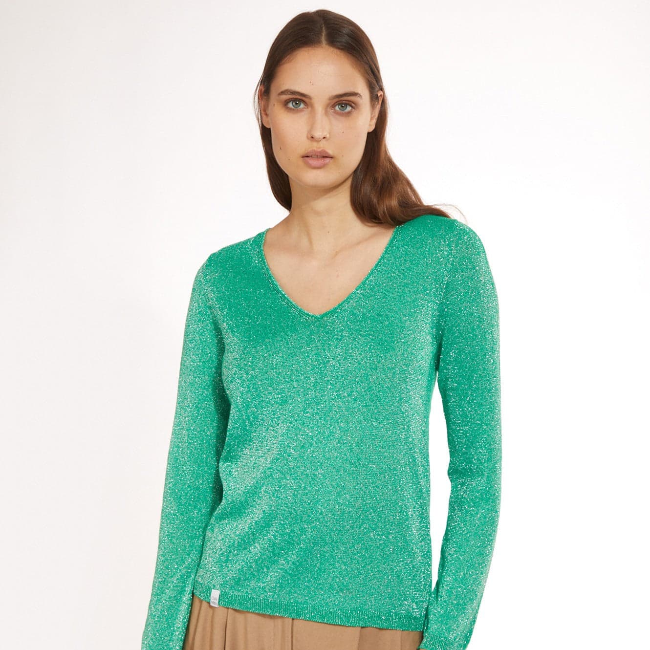 MAGLIA MANICA LUNGA CON LUREX in T-shirt 3A Moda Mare Sport - Bellaria Igea Marina, commercioVirtuoso.it