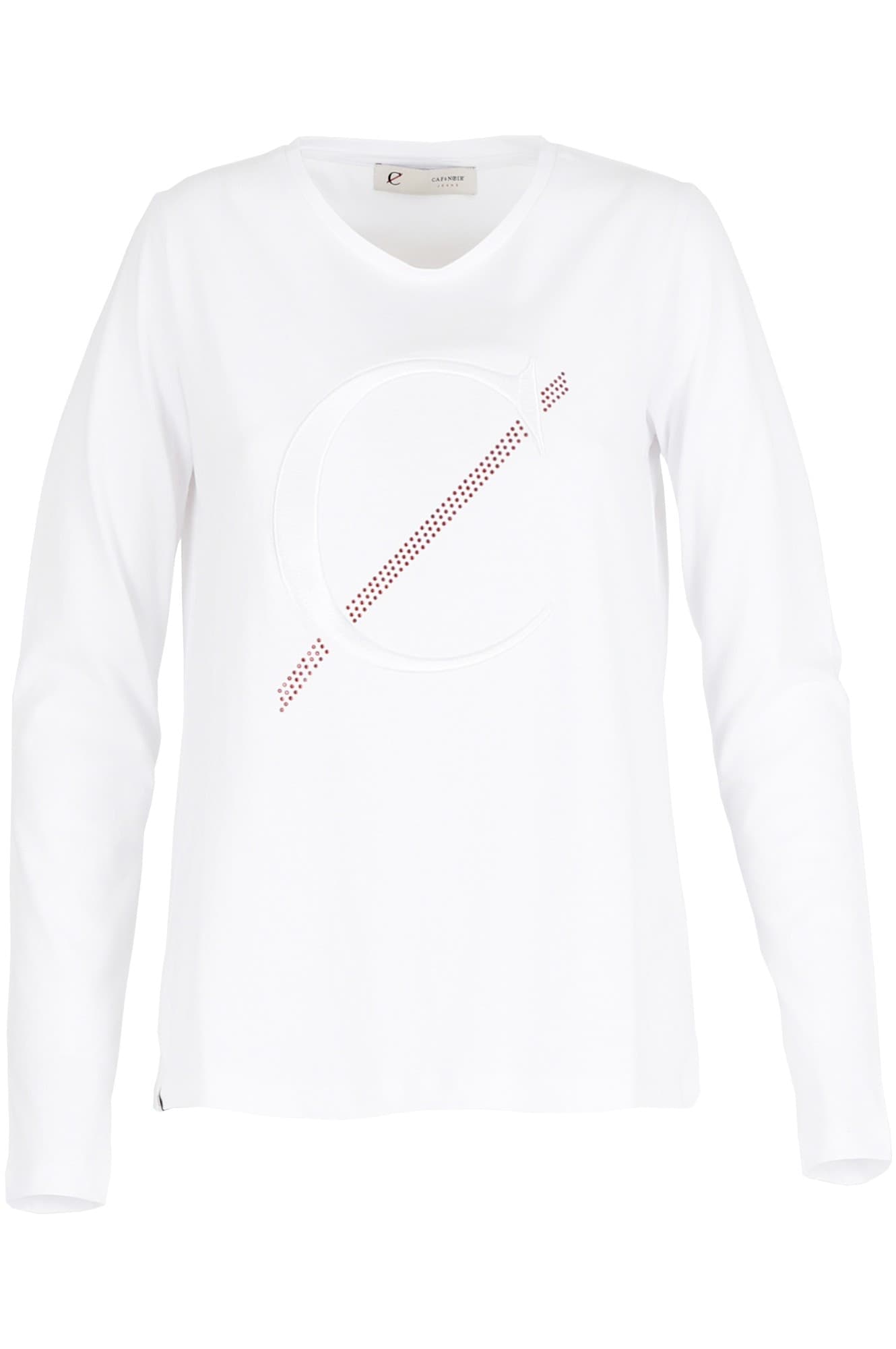 T SHIRT MANICA LUNGA RICAMO LOGO