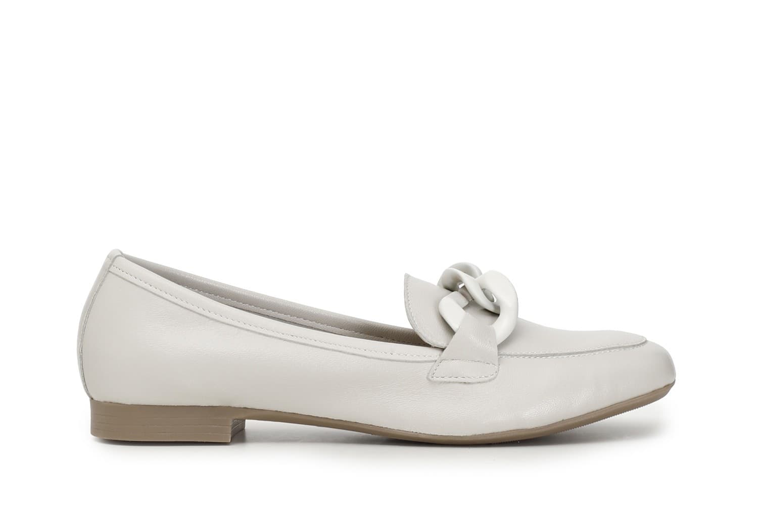 MOCASSINI IN PELLE CON CATENA in Loafer e mocassini 3A Moda Mare Sport - Bellaria Igea Marina, commercioVirtuoso.it
