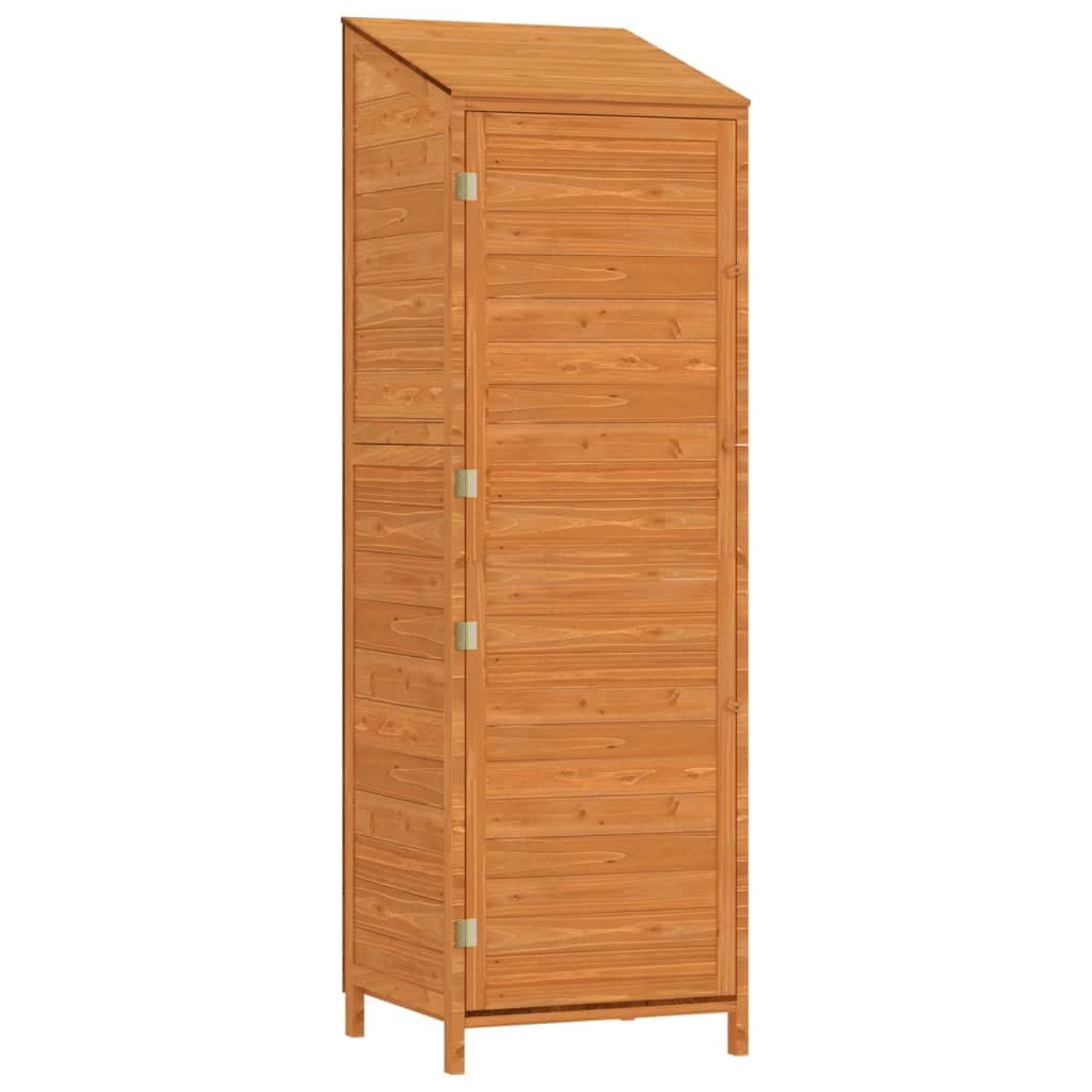 Capanno Porta Attrezzi da Esterno Marrone Legno Massello Abete 55x52x174,5 cm in Capanni Esplodia - Napoli, commercioVirtuoso.it