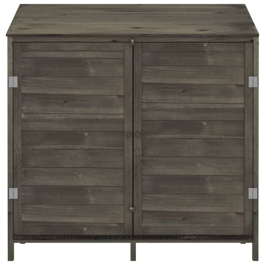 Capanno Porta Attrezzi da Giardino Antracite Legno Massello Robusto 102x52x112cm in Capanni Esplodia - Napoli, commercioVirtuoso.it