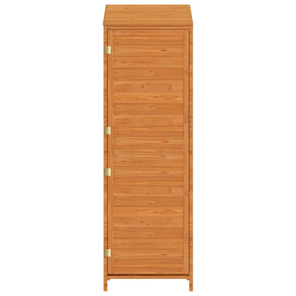 Capanno Porta Attrezzi da Esterno Marrone Legno Massello Abete 55x52x174,5 cm in Capanni Esplodia - Napoli, commercioVirtuoso.it