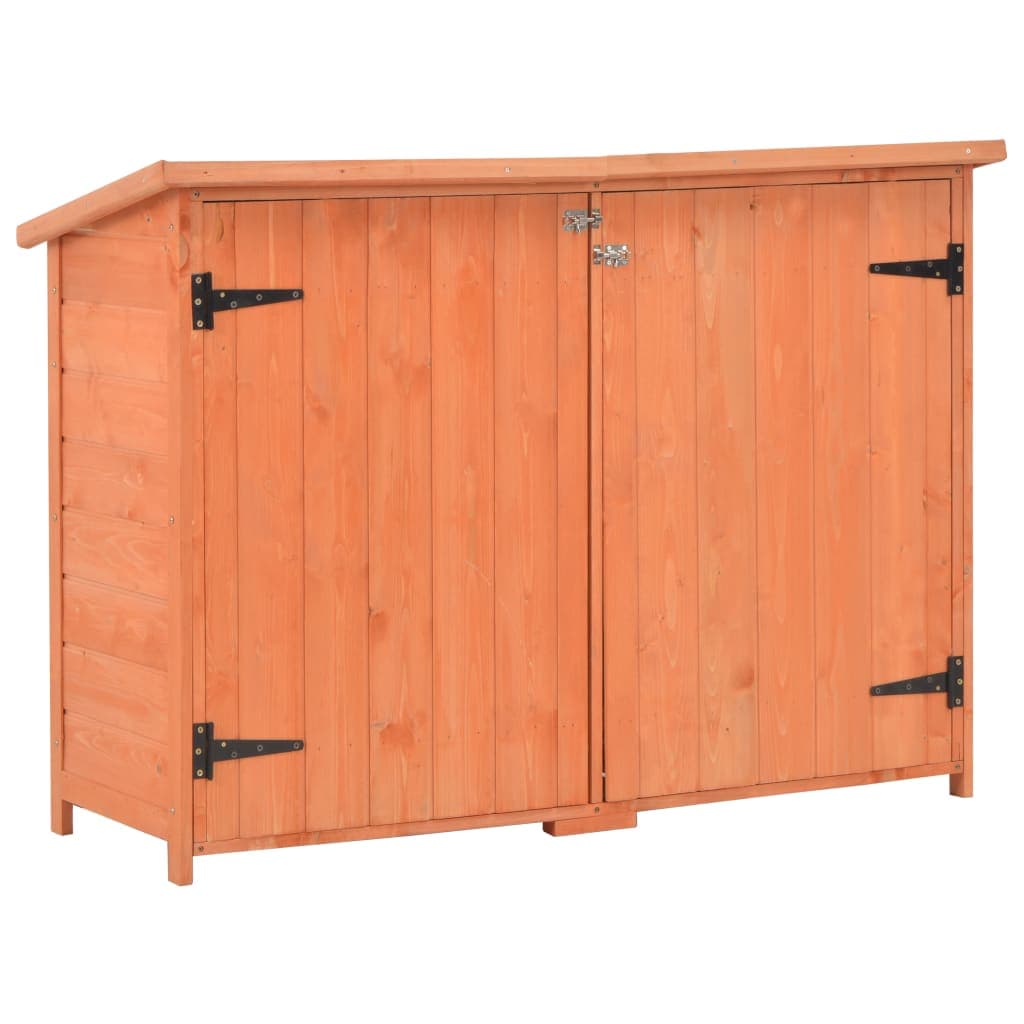 Capanno Porta Attrezzi in Legno Compensato Resistente 128x42x91 cm