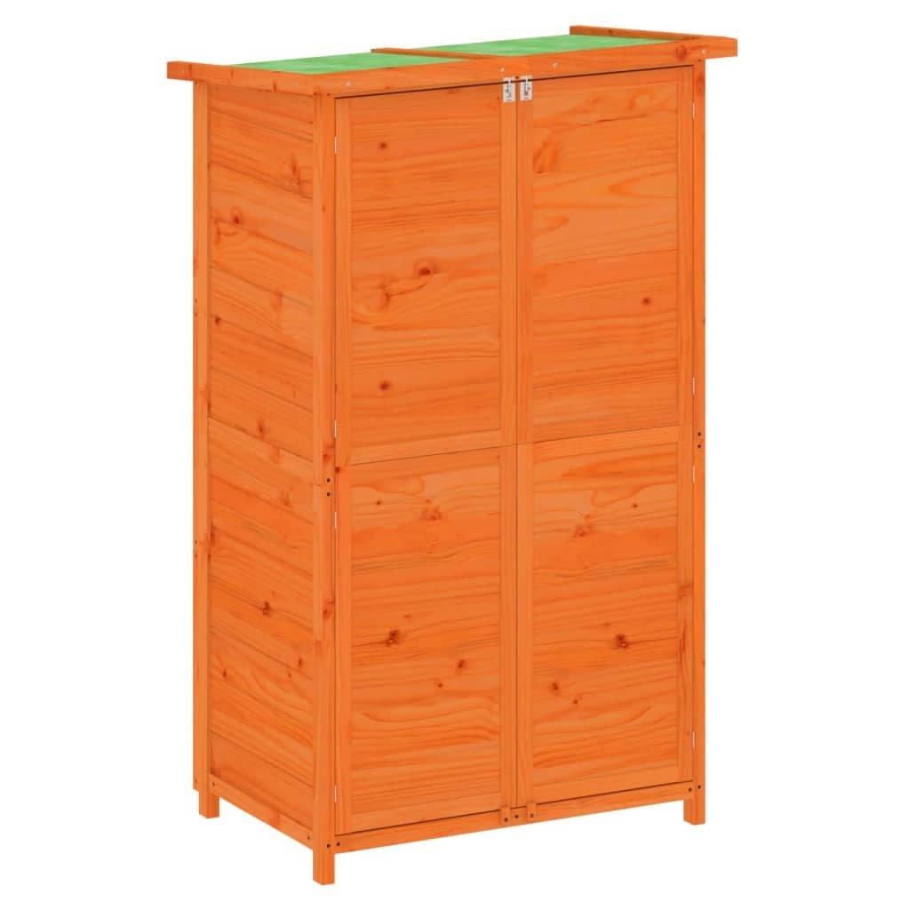 Rimessa Porta Attrezzi da Giardino Marrone Legno Massello di Pino  83x57x140 cm in Capanni Esplodia - Napoli, commercioVirtuoso.it