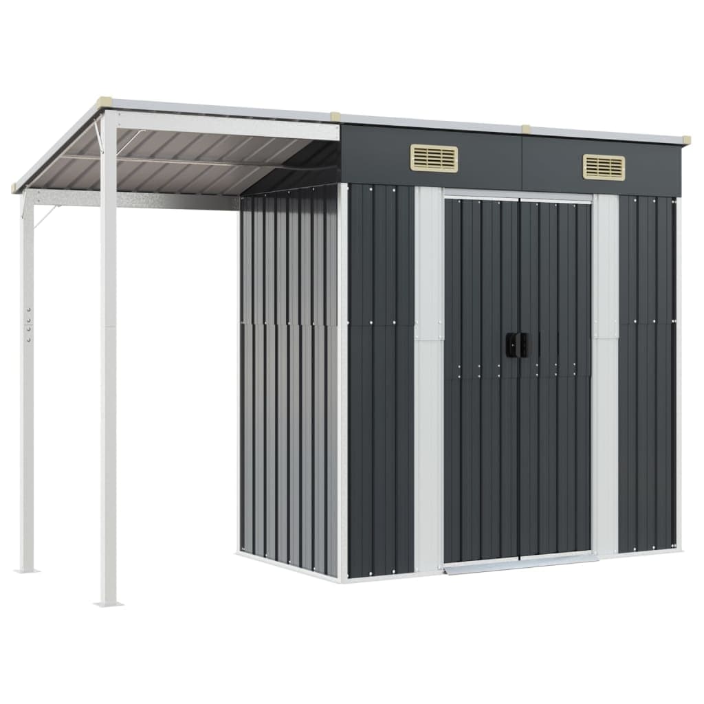 Capanno da Giardino Porta Attrezzi Antracite  Acciaio Zincato 277x110,5x181cm in Capanni Esplodia - Napoli, commercioVirtuoso.it