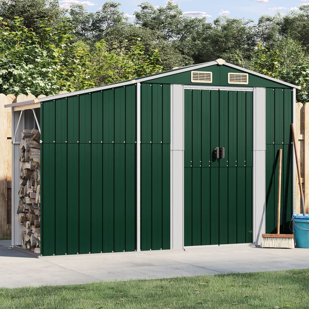 Capanno Porta Attrezzi da Giardino Verde in Acciaio Zincato 277x93x179cm in Capanni Esplodia - Napoli, commercioVirtuoso.it