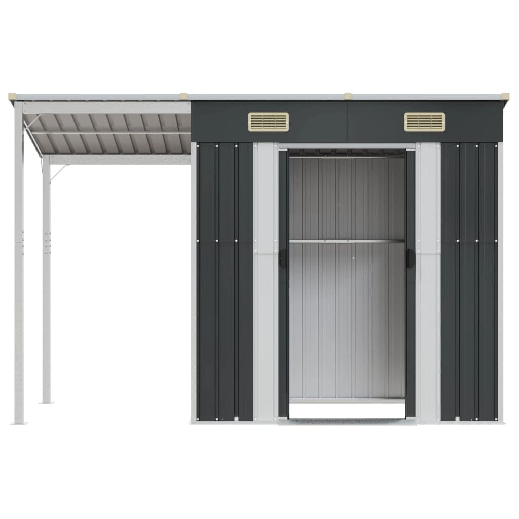 Capanno da Giardino Porta Attrezzi Antracite  Acciaio Zincato 277x110,5x181cm in Capanni Esplodia - Napoli, commercioVirtuoso.it