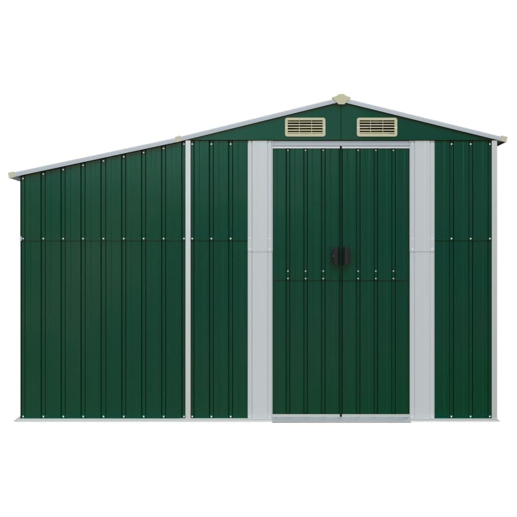 Capanno Porta Attrezzi da Giardino Verde in Acciaio Zincato 277x93x179cm in Capanni Esplodia - Napoli, commercioVirtuoso.it