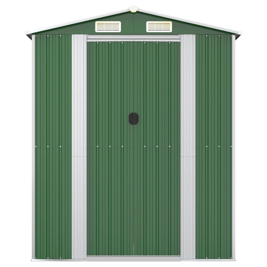 Capanno Porta Attrezzi da Giardino Verde in Acciaio Zincato 192x108x223 cm in Capanni Esplodia - Napoli, commercioVirtuoso.it