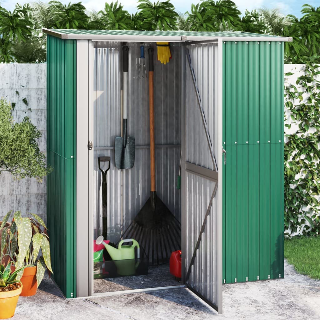 Capanno Porta Attrezzi da Giardino Verde in Acciaio Zincato 180,5x97x209,5 cm in Capanni Esplodia - Napoli, commercioVirtuoso.it